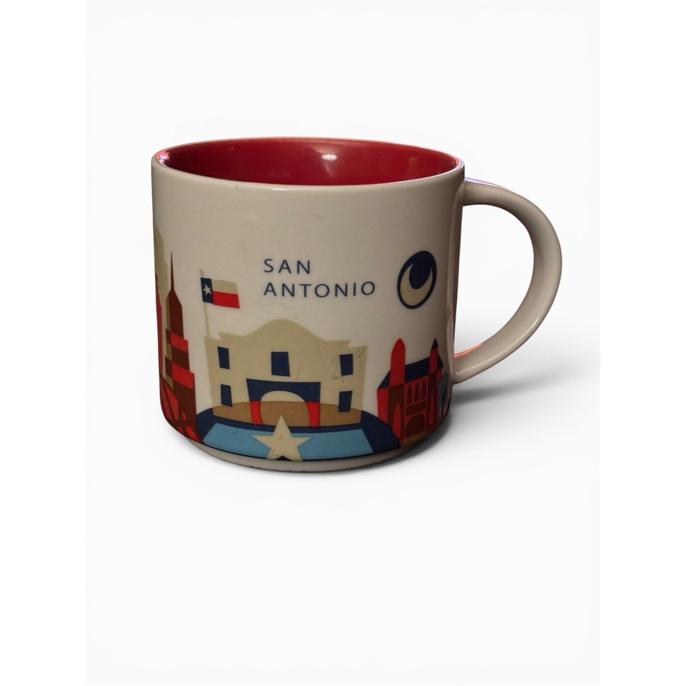 Starbucks Texas City Mug Lot Austin Dallas San Antonio Collector Coffee Cups - Picture 10 of 16